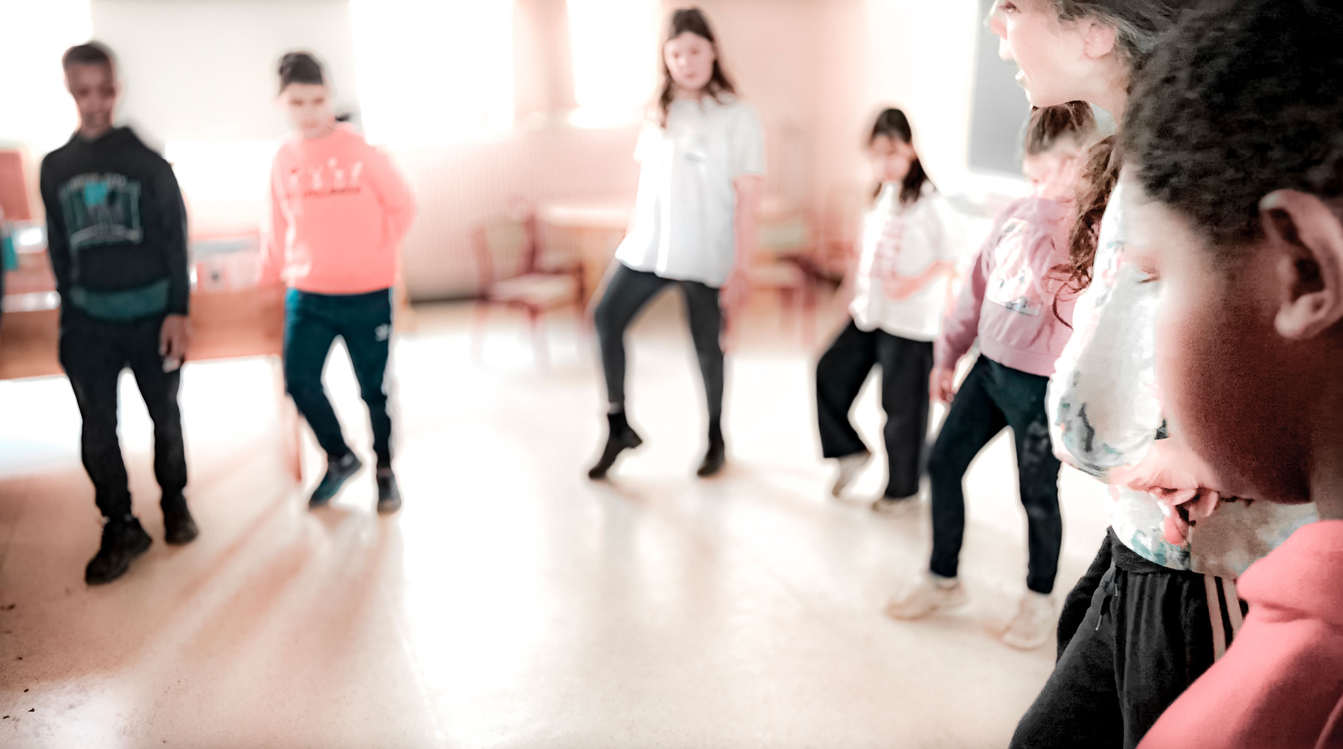 Atelier de création partagée 'Danse' avec la classe de CM1 de l'école Fleming de Jarville