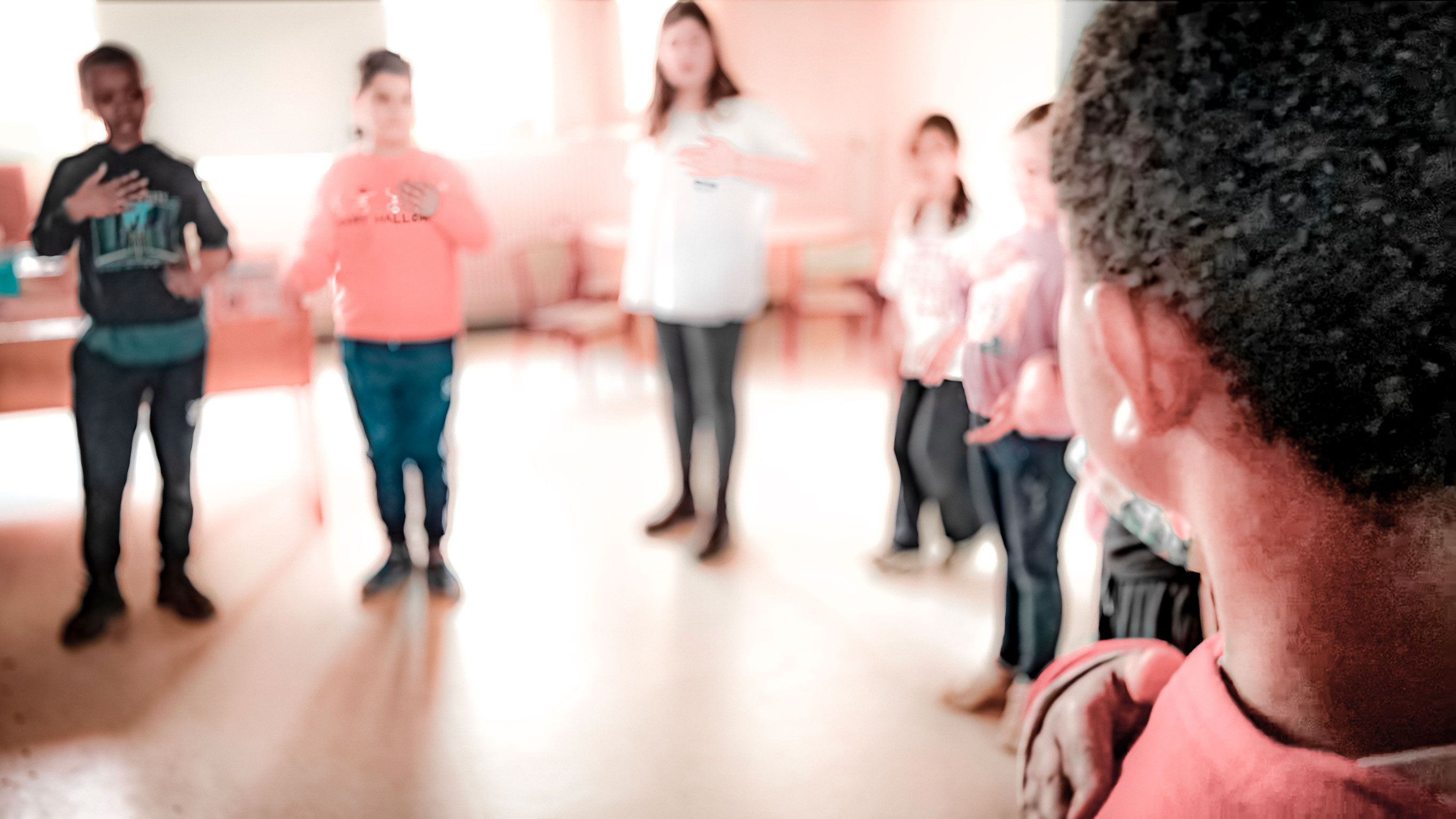 Percussions corporelles avec les élèves de l'école Fleming de Jarville